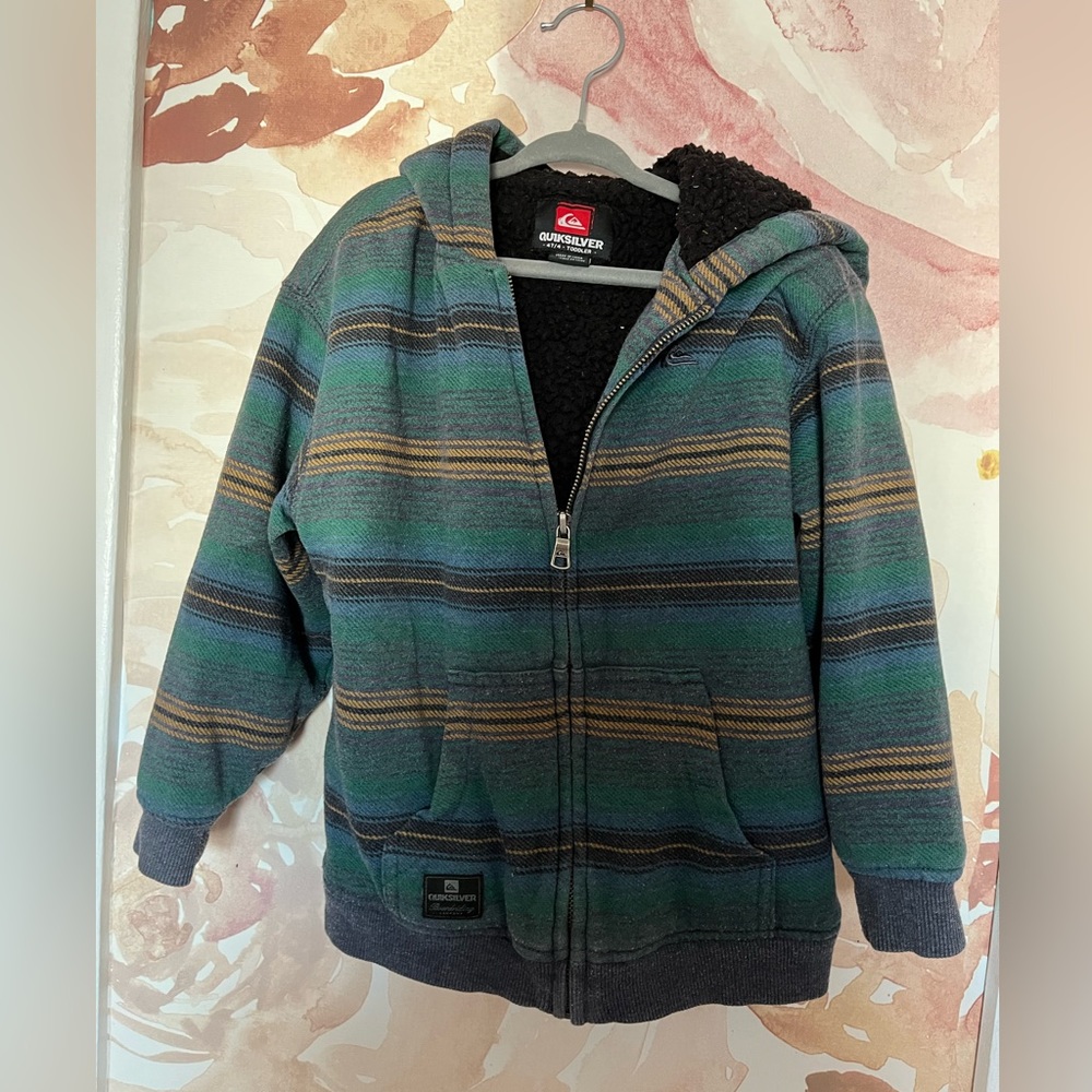 Quicksilver Sherpa lined hoodie